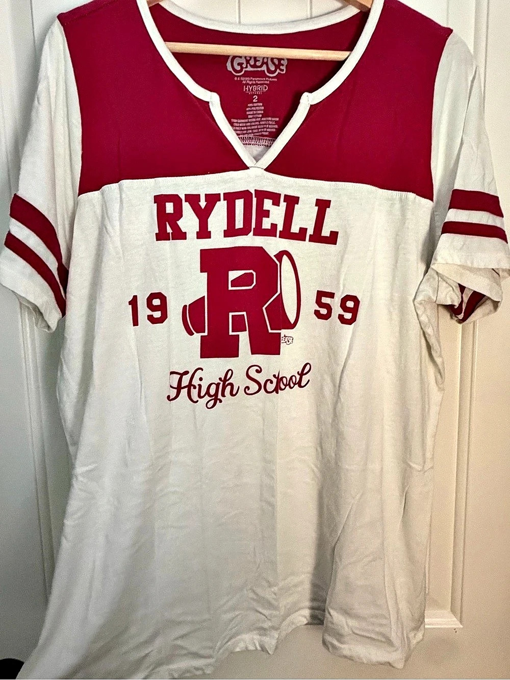 Grease Rydell High School Graphic Short Sleeve Tee Size 2